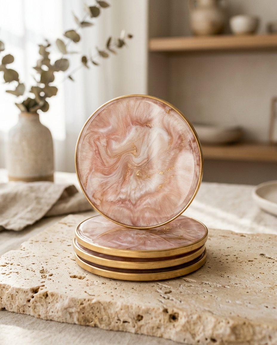 Pearl coaster stack