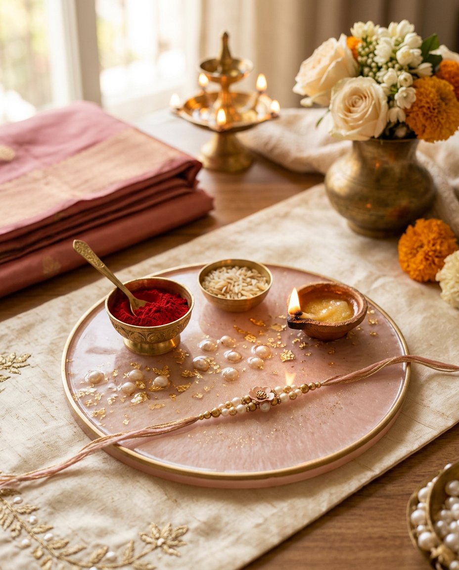 6" Resin Pooja Thali
