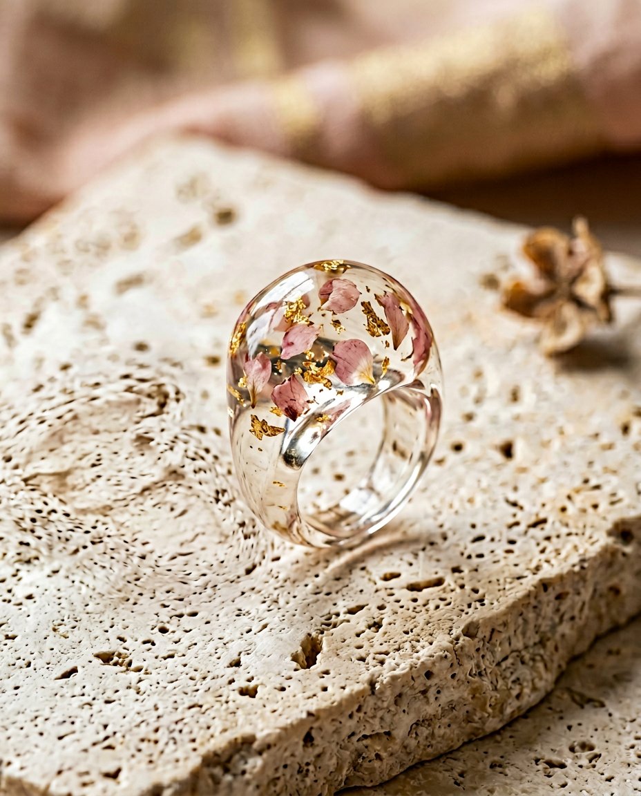 Signature resin jewelry collection